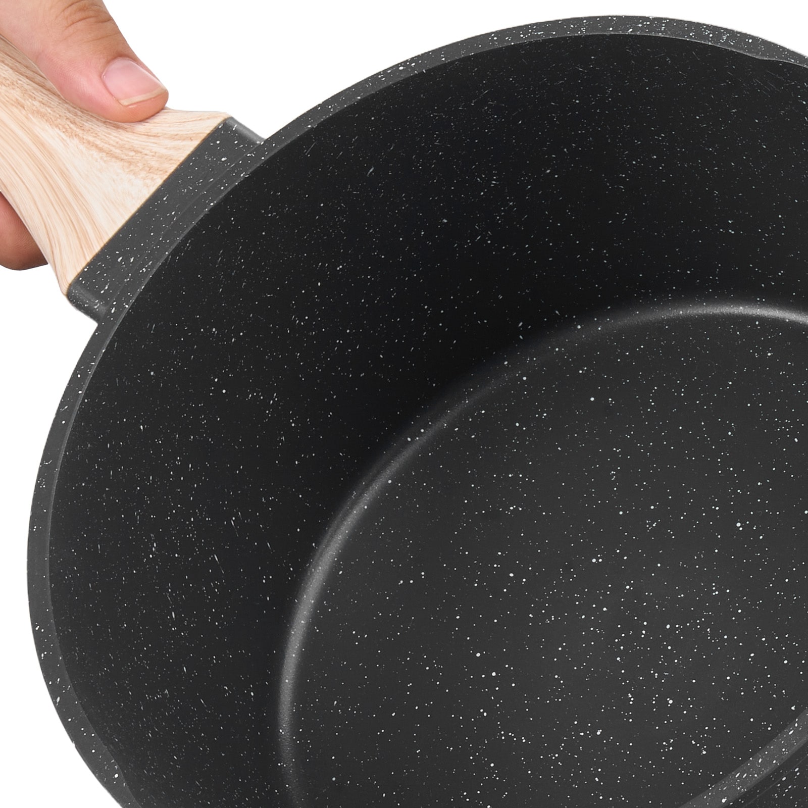Nonstick Saucepan With Detachable Handle And Tempered Glass Lid_voghion.com